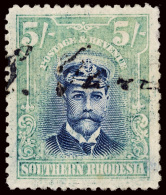 O        1-14 (1-14) 1924-29 ½d-5' K George V Admiral^ Set, Cplt (14), Fresh Colors, Lightly Cancelled, F-VF... - Zuid-Rhodesië (...-1964)