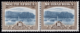 *        26-32 (34-39) 1927-28 2d-10' K George V And Views^, Engraved, Cplt (7) In Horizontal Pairs, Perf 14,... - Zonder Classificatie