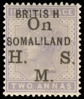 *        O3b (O3b) 1903 2a Pale Violet Q Victoria Official^ Stamp Of India With Additional "BRITISH SOMALILAND"... - Somaliland (Protectoraat ...-1959)