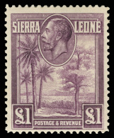 *        140-52 (155-67) 1932 ½d-£1 K George V^ "Palms", Wmkd Script CA, Perf 12½, 12, Cplt... - Sierra Leone (...-1960)