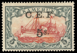 *        53-65, 55c (B1-13, B3e) 1915 ½d On 3pf - 5' On 5M Yacht ^set Overprinted "C.E.F." And Surcharged,... - Andere & Zonder Classificatie