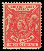 *        73 Var (66x) 1896 1a Bright Rose-red Q Victoria^ Small Lion, Perf 14, ERROR - Wmkd CA Reversed, Scarce And... - Brits Oost-Afrika