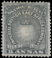 *        14-30 (4-19, 29-30) 1890-95 ½a-5R Sun And Crown^, Unwmkd, Perf 14, Cplt (17) Per Scott, OG,HR, F-VF... - Brits Oost-Afrika