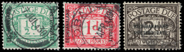 O        J1-3 (D1-3) 1926 ½d-2d Postage Dues Of Great Britain^ Overprinted "Bechuanaland Protectorate",... - Andere & Zonder Classificatie