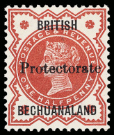 *        53 (54) 1890 ½d Vermilion Q Victoria^ Of Great Britain, Overprinted "Protectorate" (SG Type 16)... - Andere & Zonder Classificatie