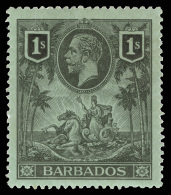 *        116-26 (170-80) 1912 ¼d-3' K George V Badge Of The Colony^, Cplt (11), OG, HR, F-VF Scott Retail... - Barbados (...-1966)