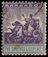 O        90-101 (135-44, 163-169) 1904-10 1f-2'6d Badge Of Colony^, Wmkd MCA, Cplt (12), Featuring The Very Rare... - Barbados (...-1966)