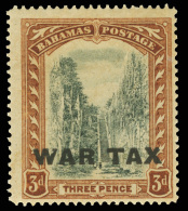 *        MR10 Var (100w) 1919 3d Black And Brown Queen's Staircase "WAR TAX"^ Overprint SG Type 12, Rare And... - Andere & Zonder Classificatie