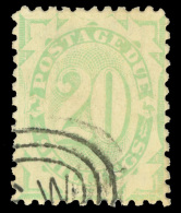 O        J22 (D44) 1903 20' Emerald-green Postage Due^, Wmkd Crown Over NSW, Perf 11, Perfectly Centered, Rare,... - Andere & Zonder Classificatie