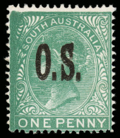 **       O55a (O56a) 1894 1d Green Q Victoria^ Overprinted "OS", Perf 15, ERROR - "OS" Overprint Double, Fresh,... - Gebruikt