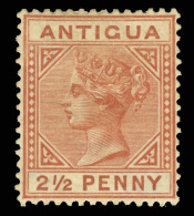 *        9 (19) 1879 2½d Red-brown Q Victoria^, Wmkd CC, Perf 14, A Rare And Substantially Undercatalogued... - Aitutaki