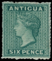 *        4 (8) 1863 6d Green Q Victoria^, Wmkd Small Star (sideways), Rough Perf 14 To 16, An Exceptional,... - Aitutaki