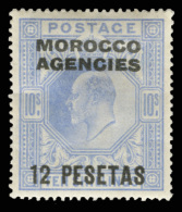 *        34-45 (112-23) 1907-10 5¢ On ½d-12pe On 10' K Edward VII^, Cplt (12), OG, HR, F-VF Scott... - Marokko (kantoren)
