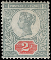 *        113a (199) 1887 2d Green And Scarlet Q Victoria^ "Jubilee" Issue, Wmkd Imperial Crown, OG,VLH, SUPERB,... - Andere & Zonder Classificatie