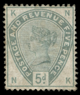 *        104 (193) 1884 5d Dull Green Q Victoria^, Wmkd Imperial Crown, Fresh Original Color, OG,VLH, XF Scott... - Andere & Zonder Classificatie