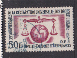 New Caledonia SG 374 1963 Human Rights Declaration Used - Oblitérés