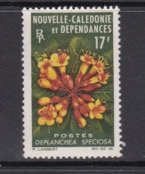 New Caledonia SG 382 1964 Flowers ,17F  Used - Gebruikt