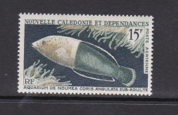 New Caledonia SG 389 1964 Corals And Marine Animals 15F Twin Spotted Wrasse MNH - Oblitérés