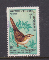 New Caledonia SG 404 1966 Birds 1F Caledonian Grass Warbler MNH - Used Stamps