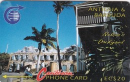 Antigua, ANT-6B, EC$ 20,  Nelsons Dockyard, 6CATB, 2 Scans . - Antigua Y Barbuda