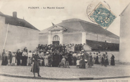 CPA - Flogny - Le Marché Couvert - Flogny La Chapelle