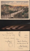 5798) SACHSEN PLAUEN PARTIE AN DER FRIEDERICH AUGUST BRUCKE VIAGGIATA 1920 - Plauen