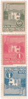 CINDERELAS .LABELS,VIGNIETTE,CONSTRUCTOR HOUSE,3X STAMPS,MNH,ROMANIA. - Fiscali