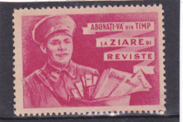 CINDARELA LABELS,VIGNIETTE,NEWSPAPPERS AND MAGAZINES,ROMANIA. - Revenue Stamps