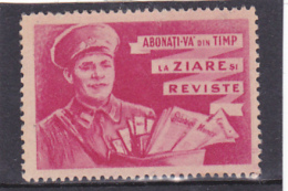 CINDARELA LABELS,VIGNIETTE,NEWSPAPPERS AND MAGAZINES,ROMANIA. - Fiscale Zegels