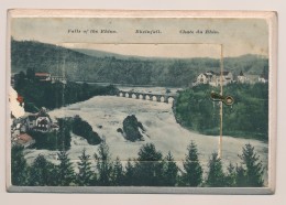 CPA SUISSE Carte à Système  épaisse Cartonnée Multi-vues Falls Of The Rhine Rheinfall Chute Du Rhin - Andere & Zonder Classificatie