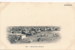 CPA DJIBOUTI Quartier Somal - Dschibuti