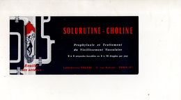 Buvard Solurutine Choline Paris - Produits Pharmaceutiques