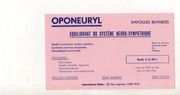 Buvard Oponeuryl Paris - Produits Pharmaceutiques