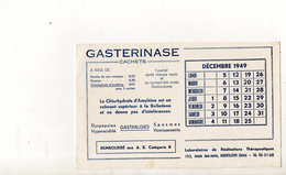 Buvard Gasterinase Décembre 1949 Aubervilliers - Produits Pharmaceutiques