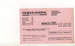 Buvard Coquelusedal Aubervilliers - Produits Pharmaceutiques