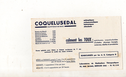 Buvard Coquelusedal Aubervilliers - Produits Pharmaceutiques