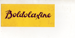 Buvard Boldolaxine - Produits Pharmaceutiques