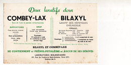 Buvard Combey-lax Bilaxyl Paris - Produits Pharmaceutiques