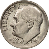 Monnaie, États-Unis, Roosevelt Dime, Dime, 1985, U.S. Mint, Philadelphie, TTB+ - 1946-...: Roosevelt