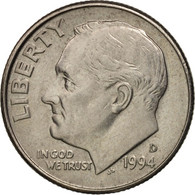 Monnaie, États-Unis, Roosevelt Dime, Dime, 1994, U.S. Mint, Denver, SUP - 1946-...: Roosevelt