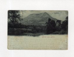 61582   Germania,  Jenzig-Panorama,  Gruss Aus  Jena,  VG  1897 - Jena