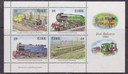 Ireland 1984 Irish Railways M/s ** Mnh (30223) - Blocchi & Foglietti