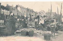 CPA 44 LE POULIGUEN Salaison Et Expédition De La Sardine , Belle Carte Animée - Le Pouliguen