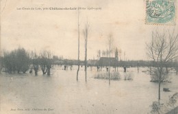 CPA 72 Les Crues Du Loir Près De CHATEAU DU LOIR  Hiver 1905-1906 - Chateau Du Loir