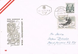 18209. Carta  WIEN (Austria) 2004. Wien Heiligenstadt II. Ski Stamps - Cartas & Documentos