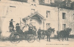 CPA 89 Cachet Postal De VILLENEUVE SUR YONNE M. Le Baron Du Mesnil En Mail-Coatch - Villeneuve-sur-Yonne