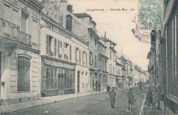 CPA 91 LONGJUMEAU Grande-Rue Animée - Longjumeau