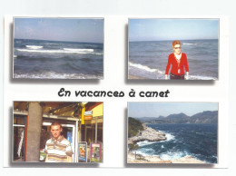 66 - Canet Plage En Vacances Photographie Utilisée En Carte Postale Voir Scan Photo Postcard - Canet Plage