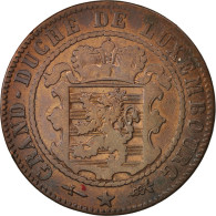 Monnaie, Luxembourg, William III, 10 Centimes, 1870, Utrecht, TB, Bronze - Lussemburgo