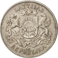 Monnaie, Latvia, 2 Lati, 1925, TTB+, Argent, KM:8 - Lettonie